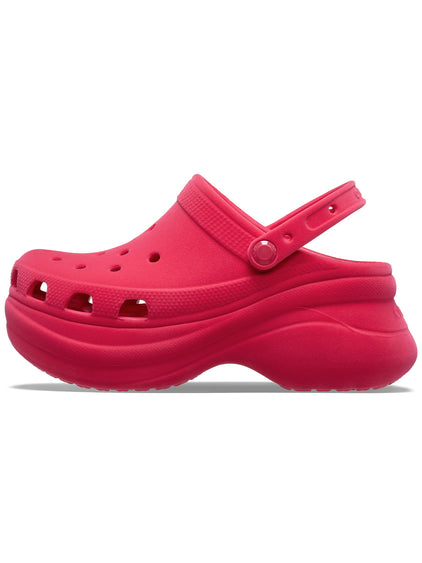 Zueco Plataforma Mujer Bae Clog Velvet Crocs