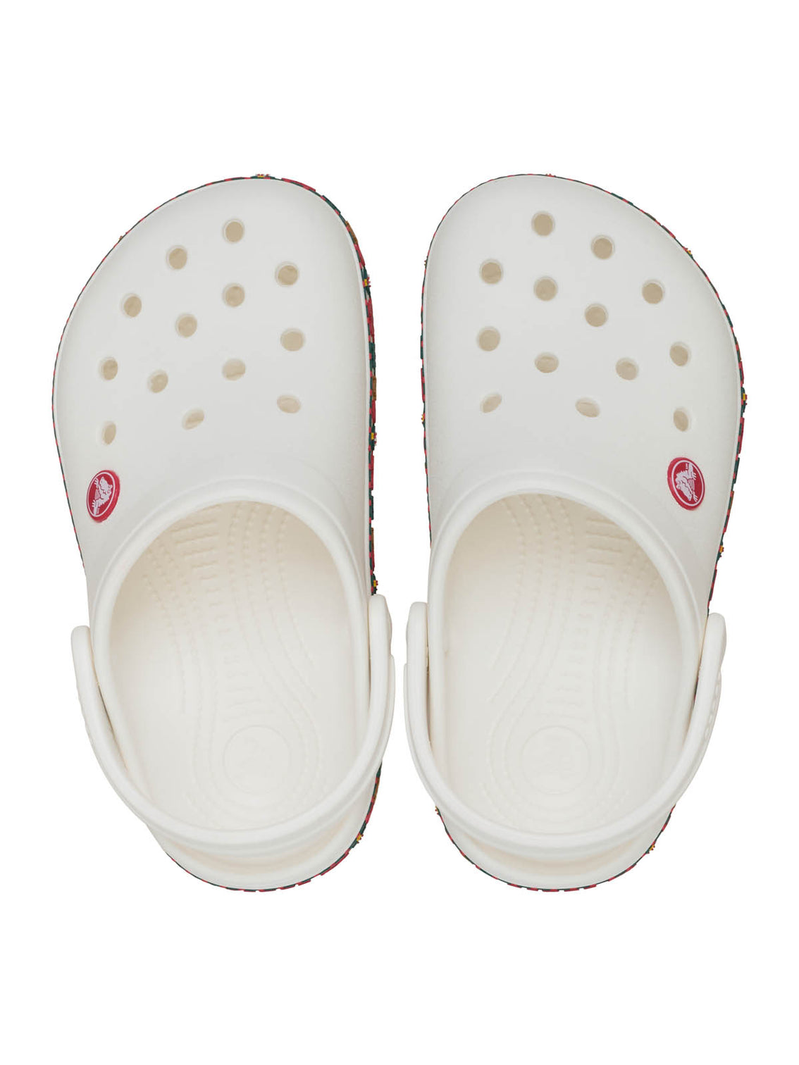 Zueco Unisex Crocband Clog Navidad Blanco Crocs