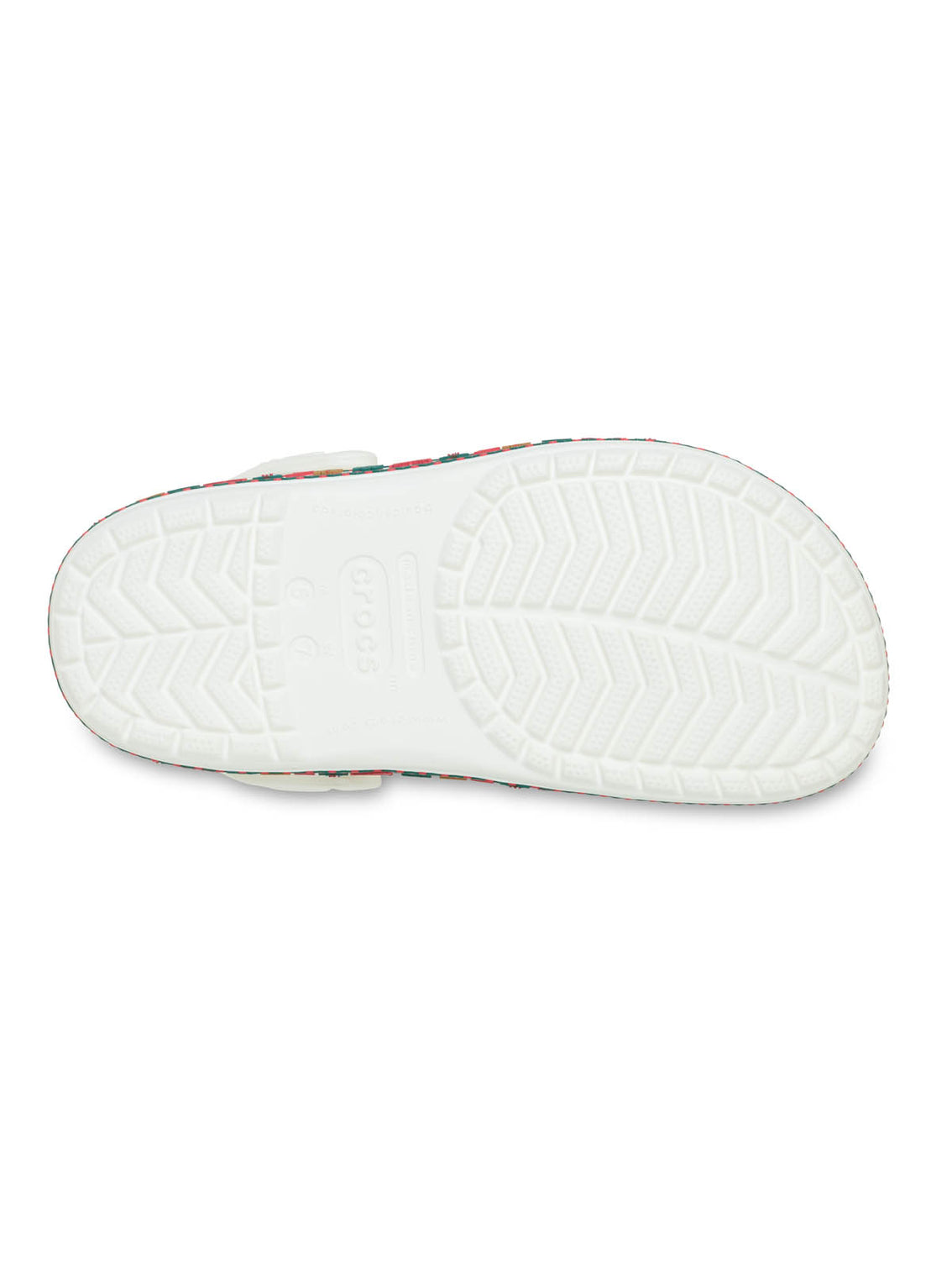 Zueco Unisex Crocband Clog Navidad Blanco Crocs