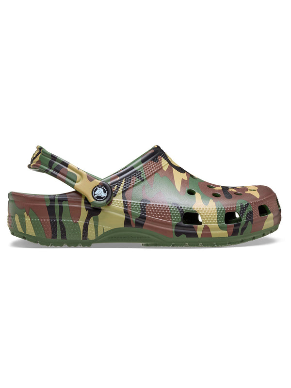 Zueco Unisex Camouflage Clog Verde Crocs