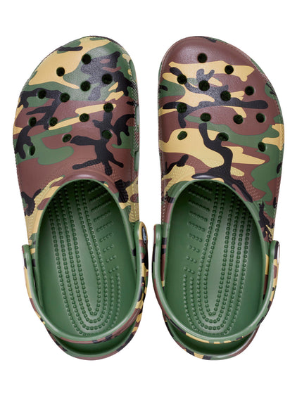 Zueco Unisex Camouflage Clog Verde Crocs