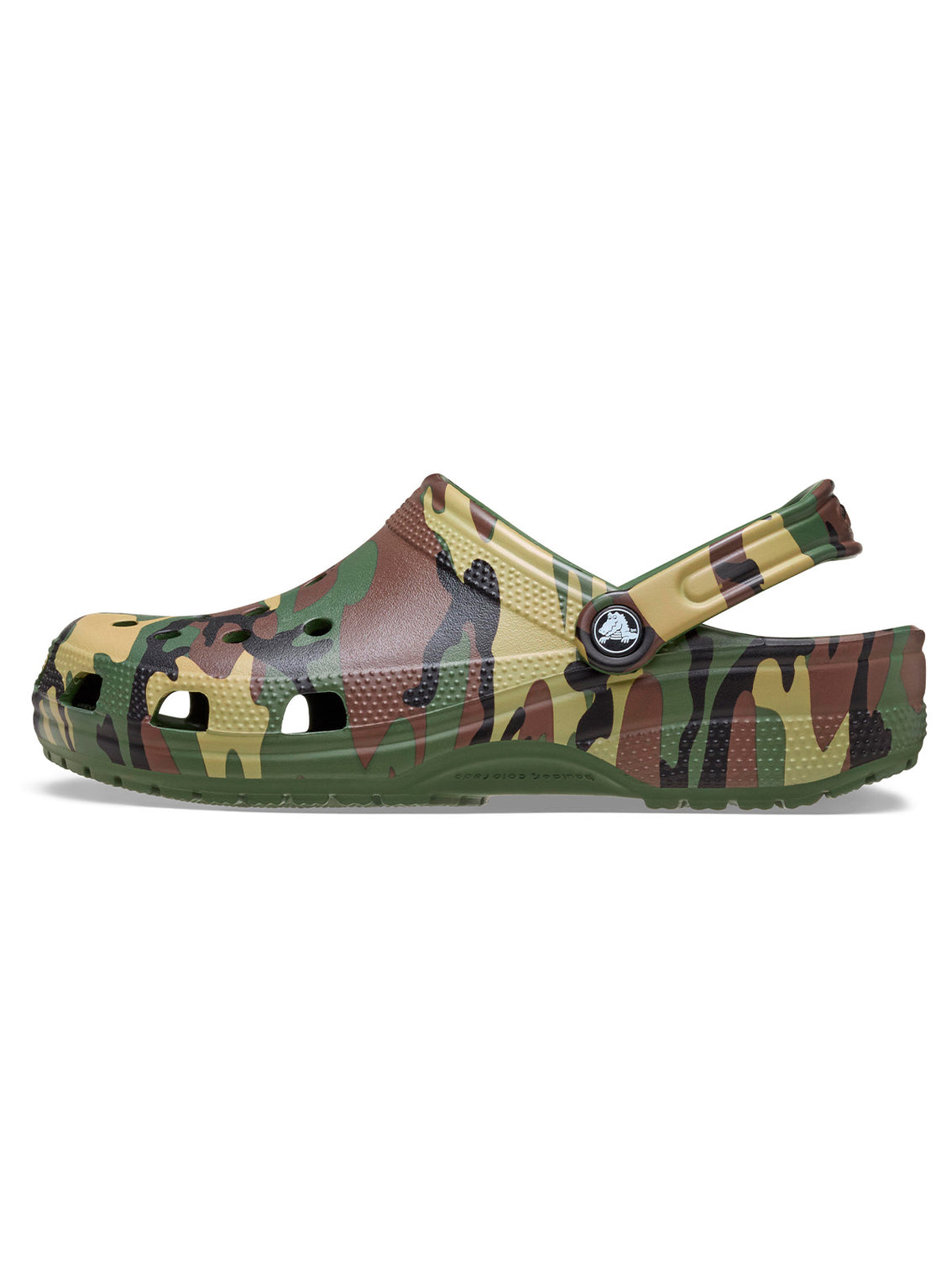 Zueco Unisex Camouflage Clog Verde Crocs