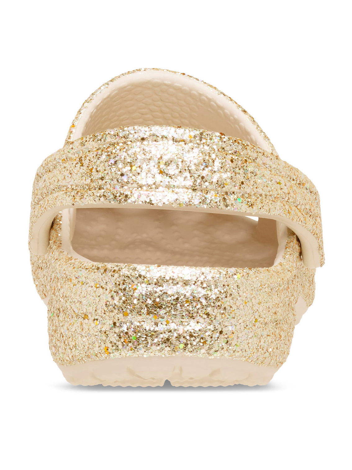 Zueco Niños Grandes Classic Clog Glitter Dorado Crocs
