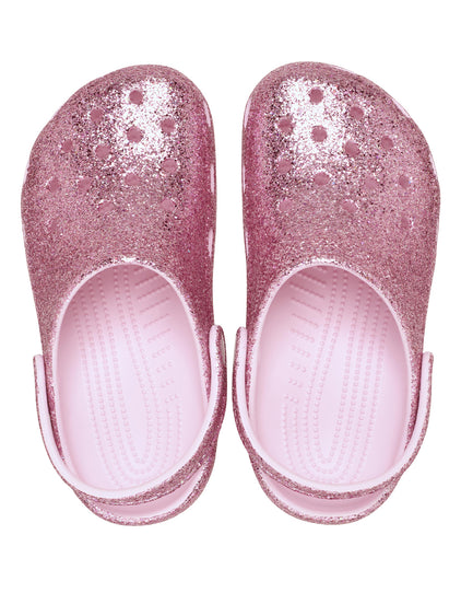 Zueco Niños Grandes Glitter Clog K Rosado Crocs