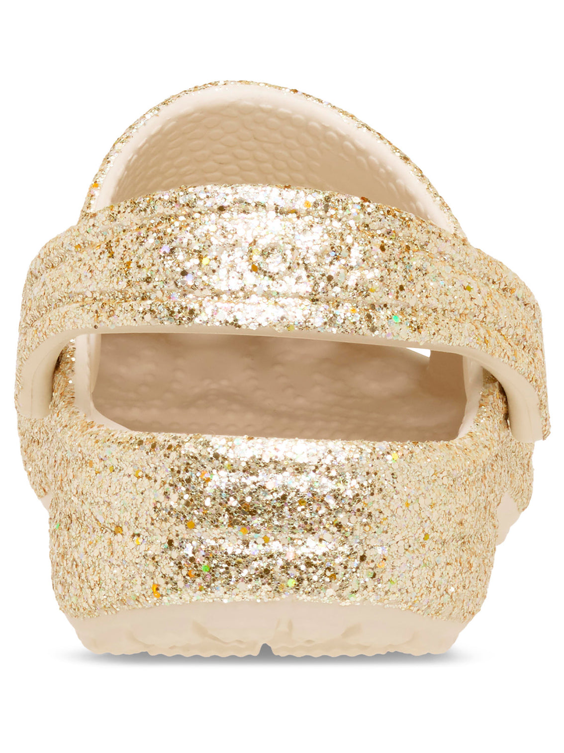 Zueco Niños Pequeños Classic Clog Glitter Dorado Crocs