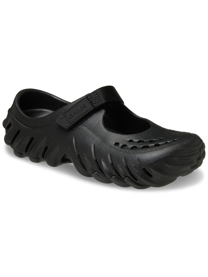 Zueco Mujer Echo Clog Mary Jane Negro Crocs