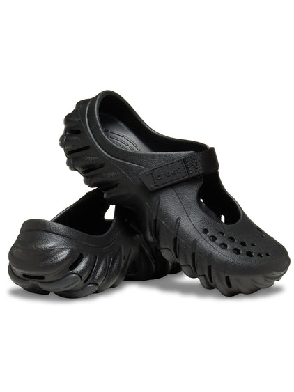 Zueco Mujer Echo Clog Mary Jane Negro Crocs