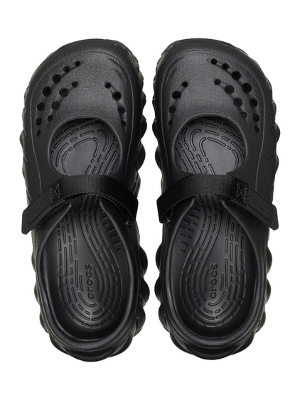 Zueco Mujer Echo Clog Mary Jane Negro Crocs