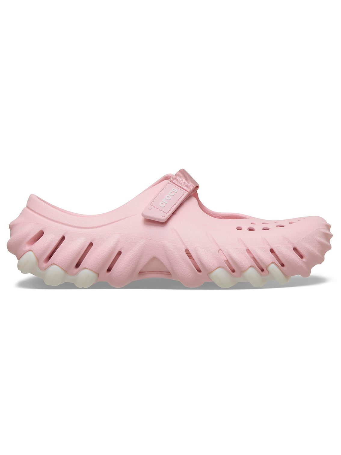 Zueco Mujer Echo Clog Mary Jane Rosado Crocs