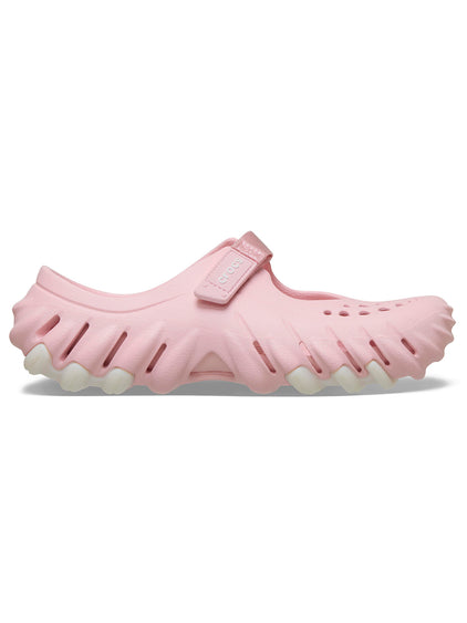 Zueco Mujer Echo Clog Mary Jane Rosado Crocs