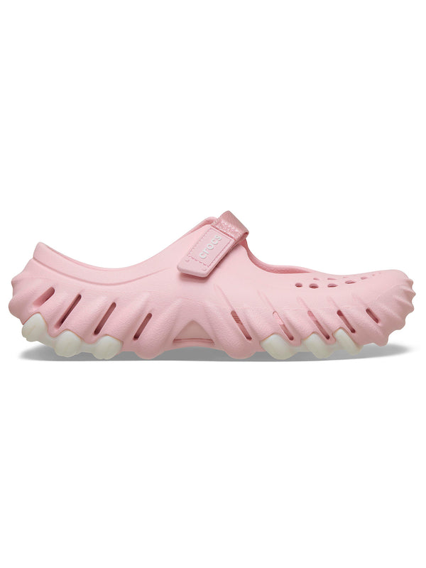 Zueco Mujer Echo Clog Mary Jane Rosado Crocs