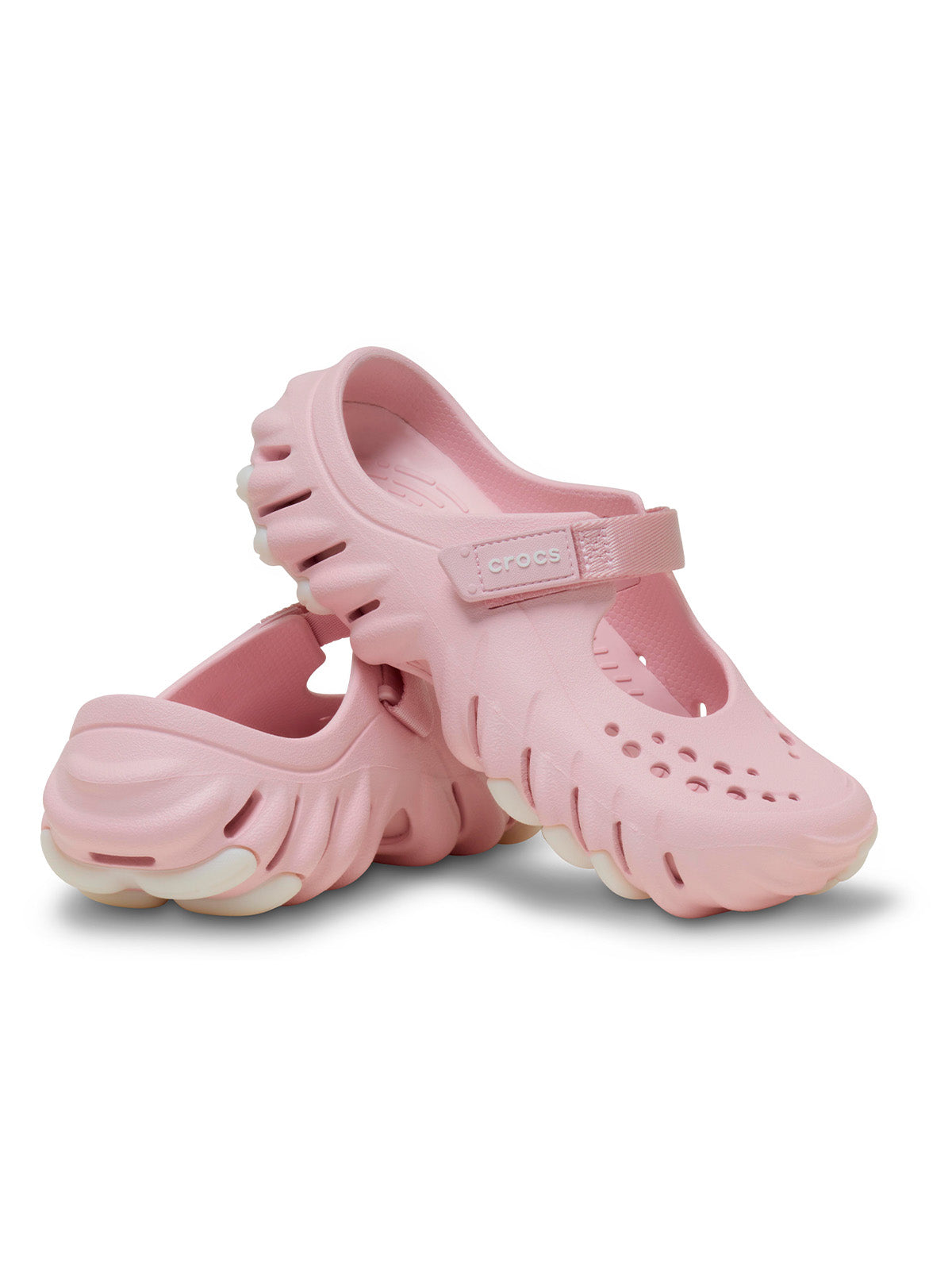 Zueco Mujer Echo Clog Mary Jane Rosado Crocs – Crocs Chile