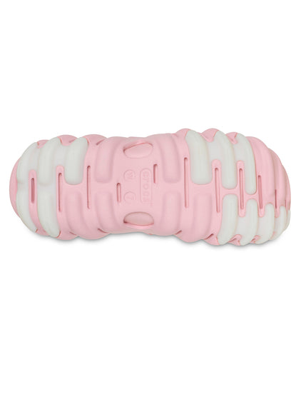 Zueco Mujer Echo Clog Mary Jane Rosado Crocs