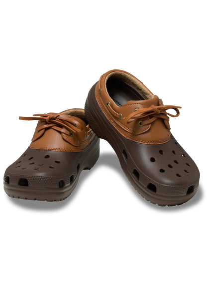 Zapato Unisex Classic Boat Shoe Café Crocs