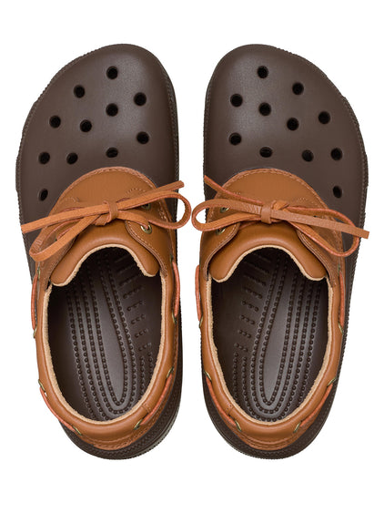 Zapato Unisex Classic Boat Shoe Café Crocs