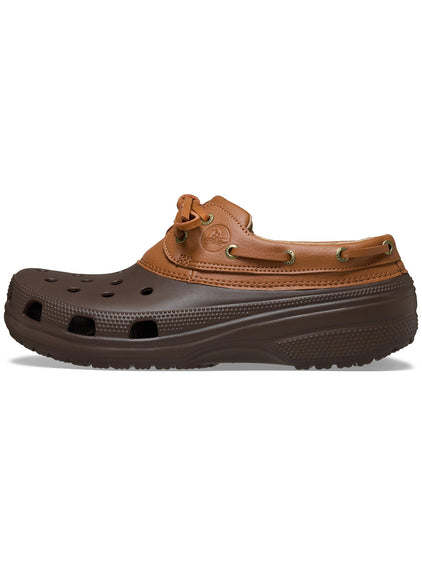 Zapato Unisex Classic Boat Shoe Café Crocs