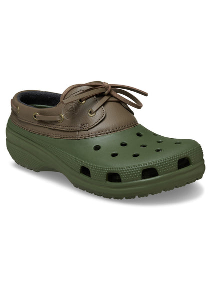 Zapato Unisex Classic Boat Shoe Verde Crocs