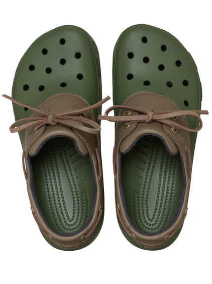Zapato Unisex Classic Boat Shoe Verde Crocs