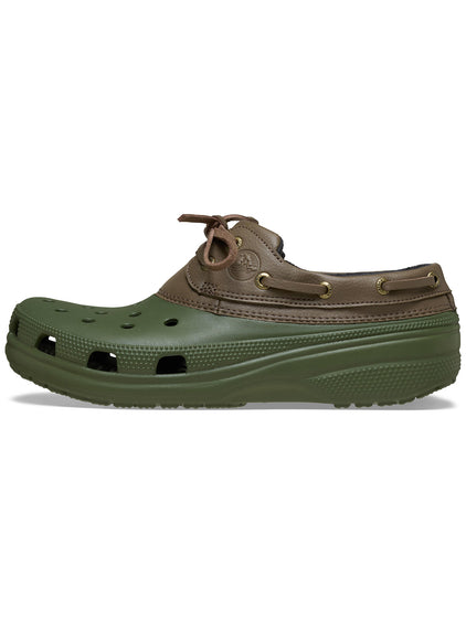 Zapato Unisex Classic Boat Shoe Verde Crocs