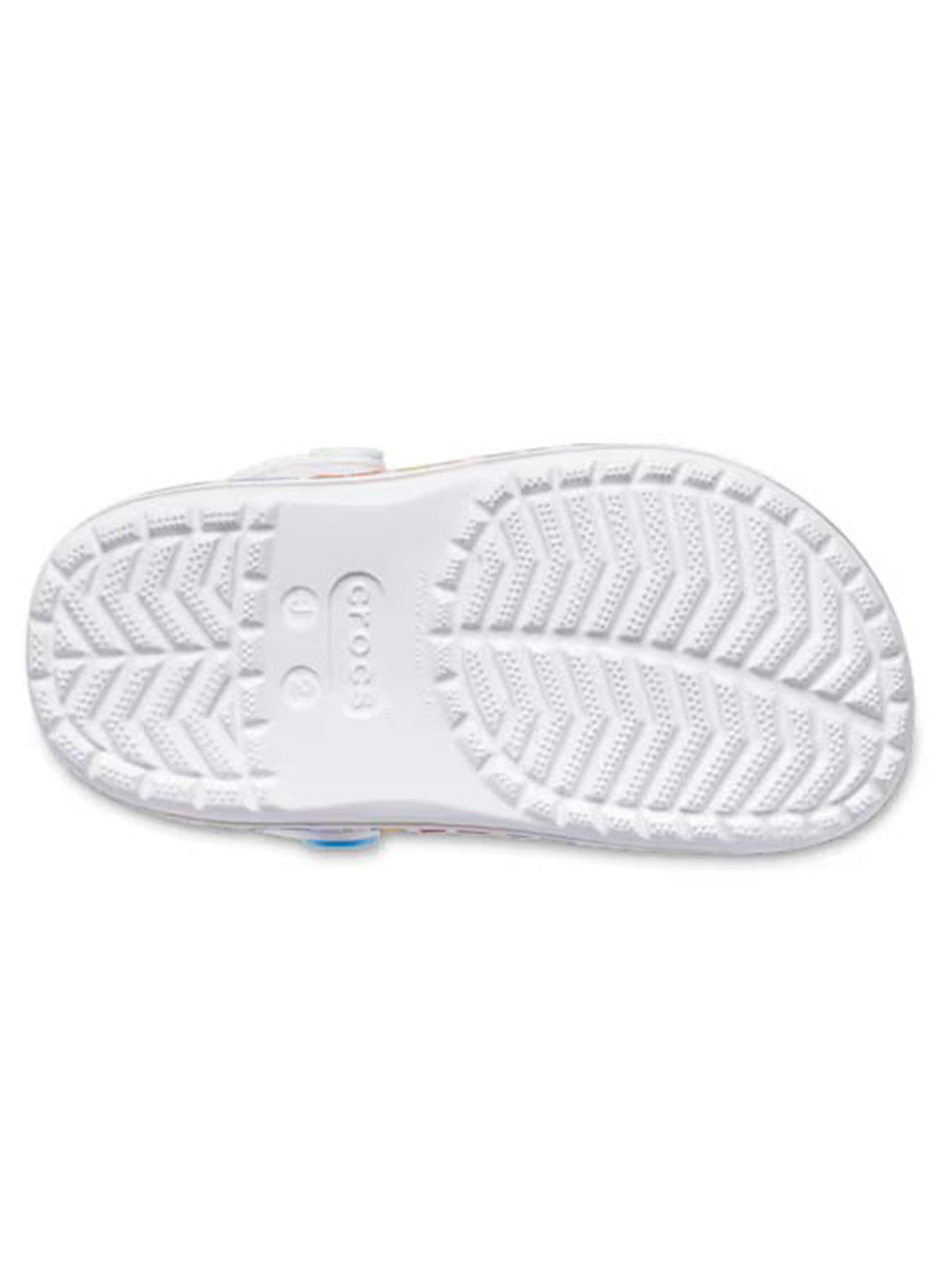 Zueco Niños Grandes Peanuts Crocband Blanco Crocs
