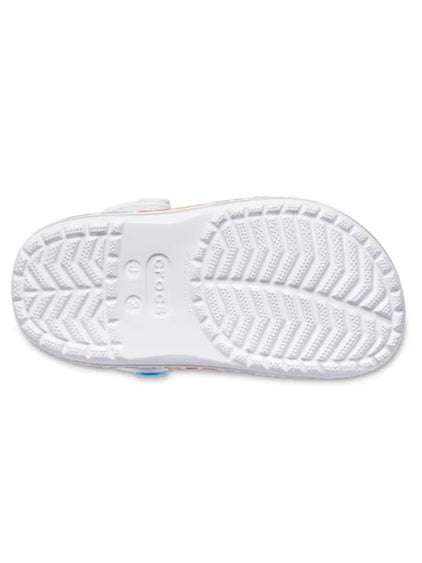 Zueco Niños Grandes Peanuts Crocband Blanco Crocs