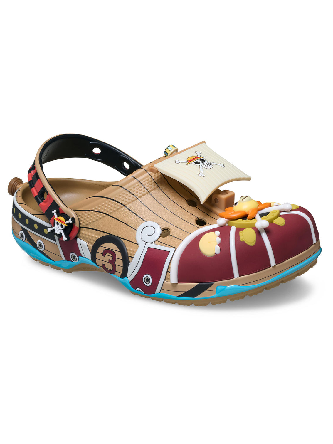 Zueco Unisex One Piece Thousand Sunny Multicolor Crocs