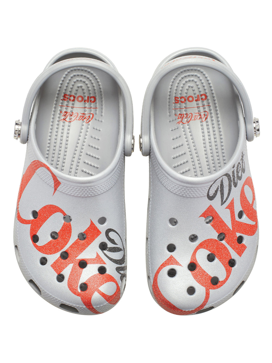 Zueco Unisex Coca Cola Light Clog Gris Crocs