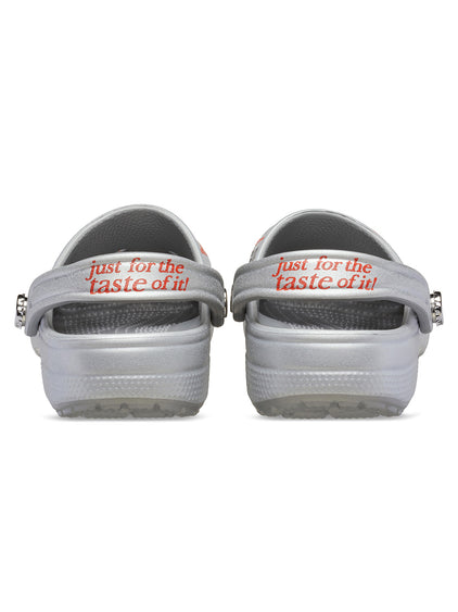 Zueco Unisex Coca Cola Light Clog Gris Crocs