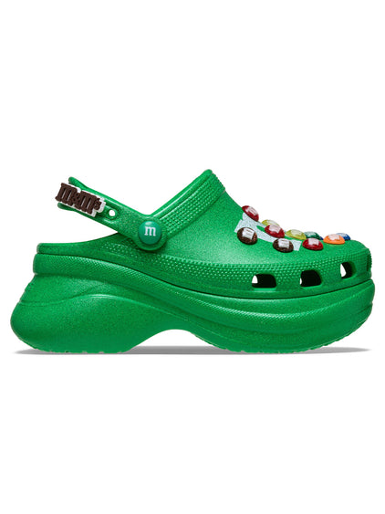 Zueco Plataforma Mujer Bae Clog M&Ms Verde Crocs