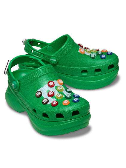 Zueco Plataforma Mujer Bae Clog M&Ms Verde Crocs