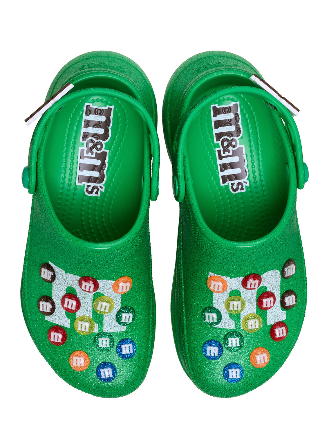 Zueco Plataforma Mujer Bae Clog M&Ms Verde Crocs