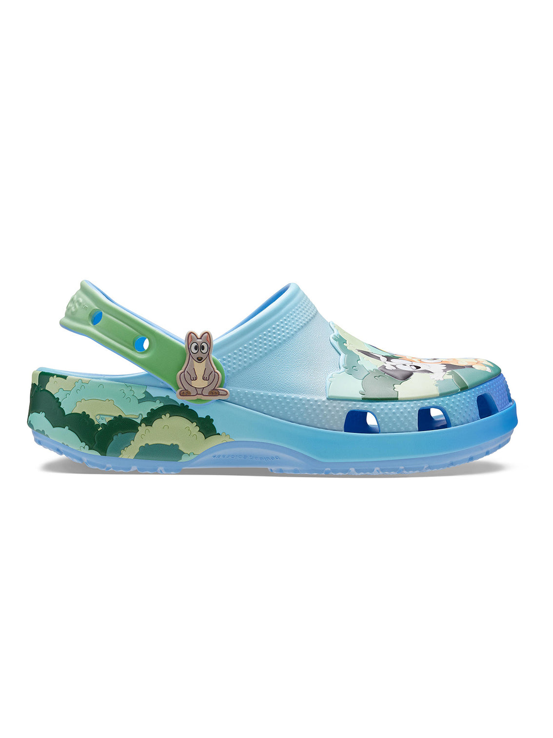 Zueco Niños Pequeños Bluey Azul Clog Crocs