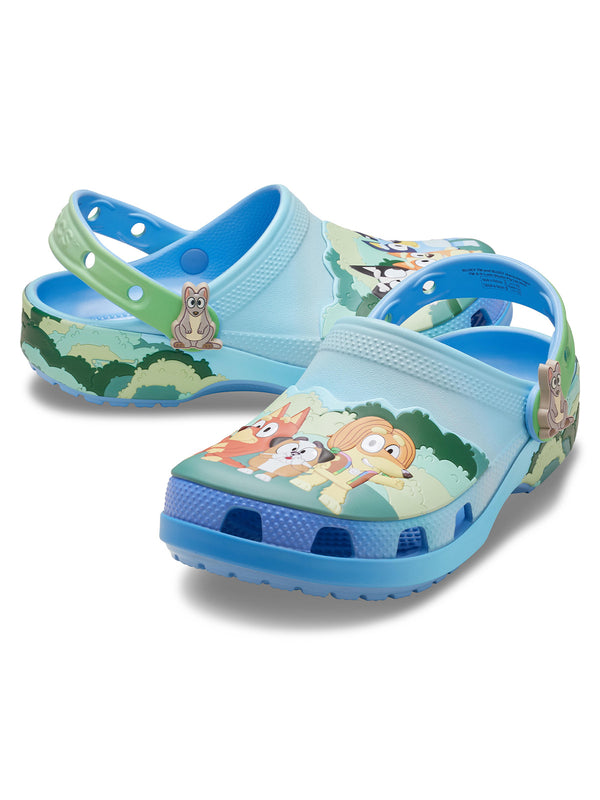 Zueco Niños Pequeños Bluey Azul Clog Crocs