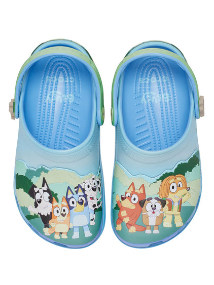 Zueco Niños Pequeños Bluey Azul Clog Crocs