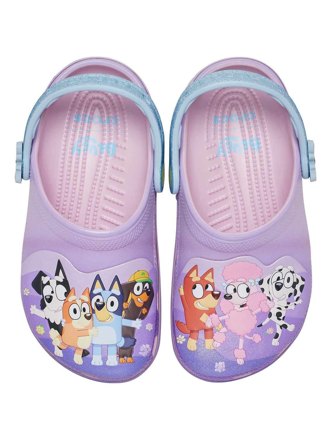 Zueco Niños Pequeños Bluey Rosado Clog Crocs
