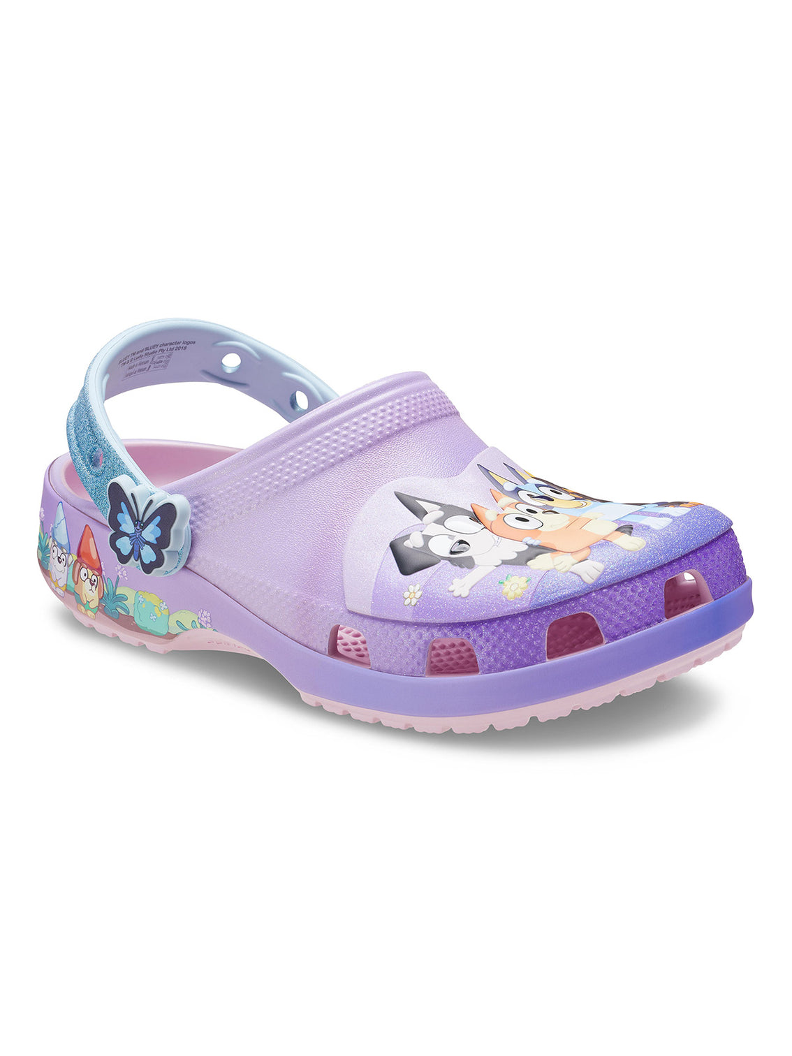 Zueco Niños Pequeños Bluey Rosado Clog Crocs