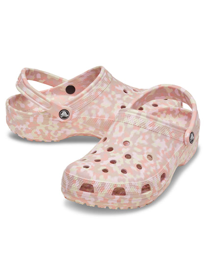 Zueco Unisex Classic Clog Confetti Rosa Crocs