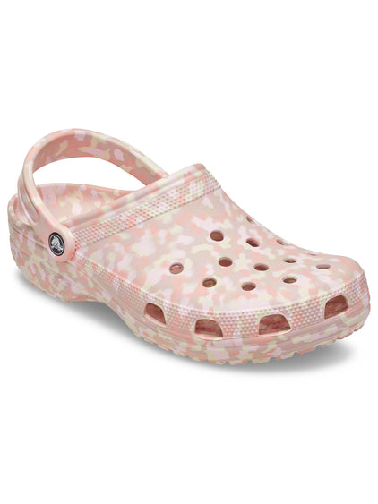 Zueco Unisex Classic Clog Confetti Rosa Crocs