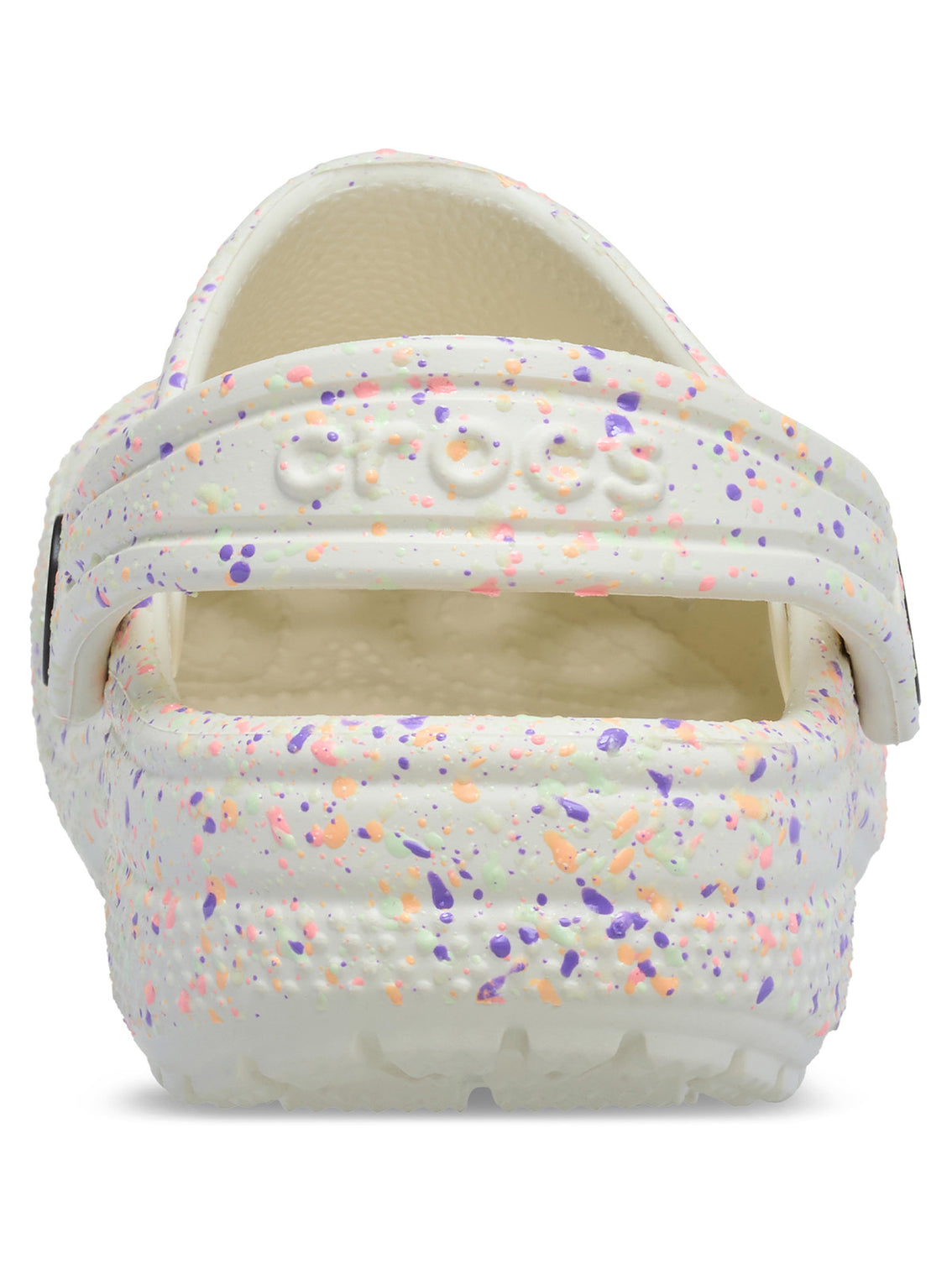 Zueco Niños Grandes Classic Glow Paint Blanco Crocs