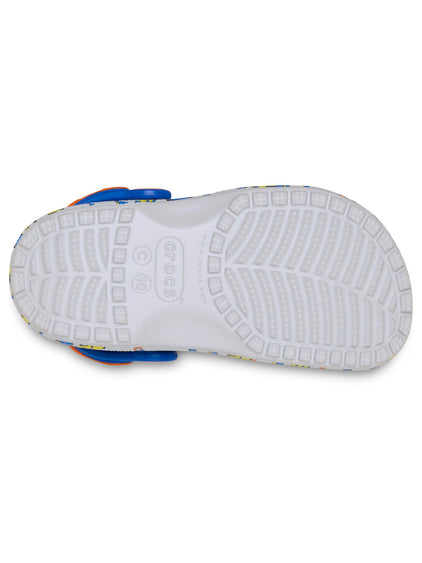 Zueco Niños Pequeños Classic Dragon Blanco Crocs
