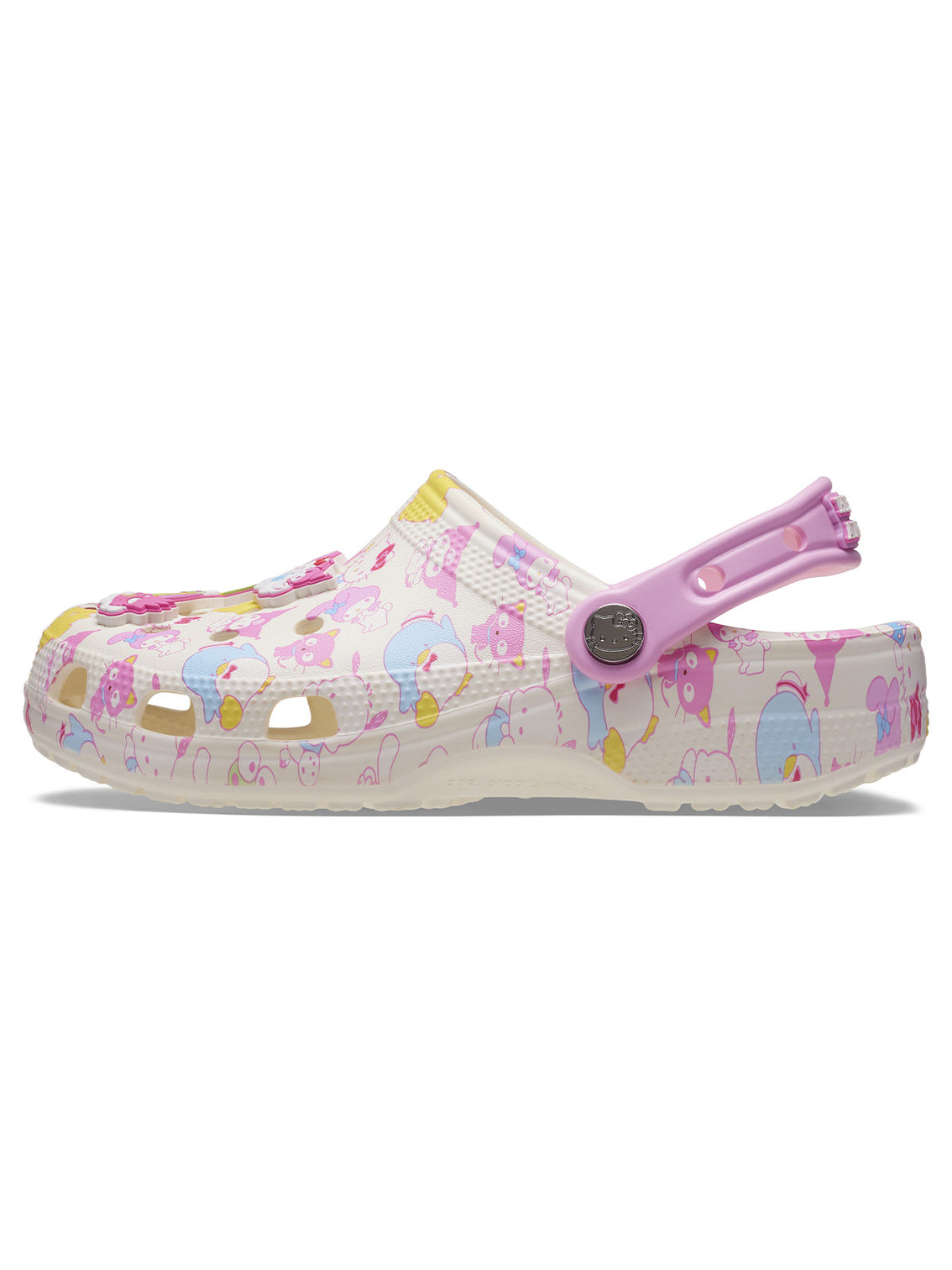 Zueco Mujer Hello Kitty Clog Blanco Crocs