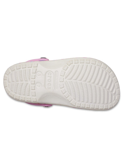 Zueco Mujer Hello Kitty Clog Blanco Crocs