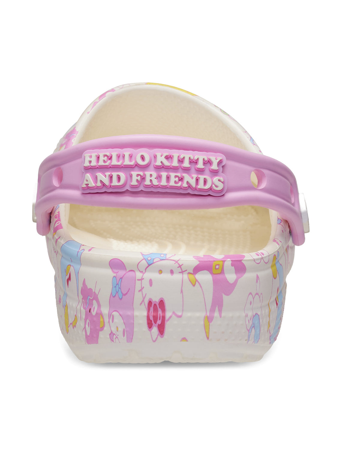 Zueco Mujer Hello Kitty Clog Blanco Crocs