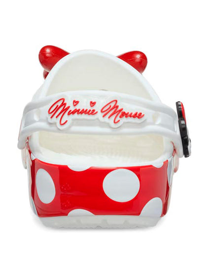 Zueco Unisex Minnie Mouse Clog Blanco Crocs