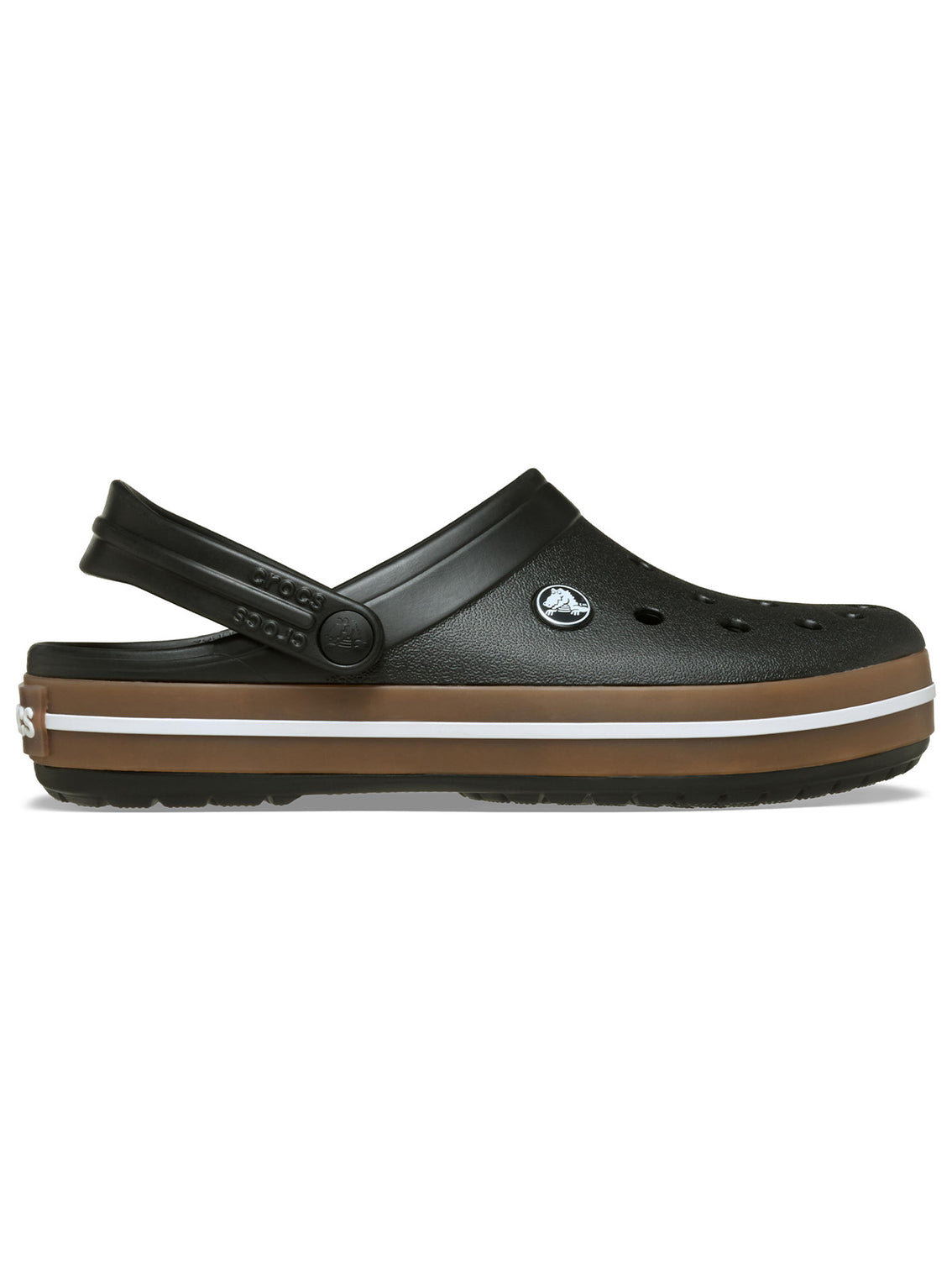 Zueco Unisex Crocband Gum Clog Negro Crocs