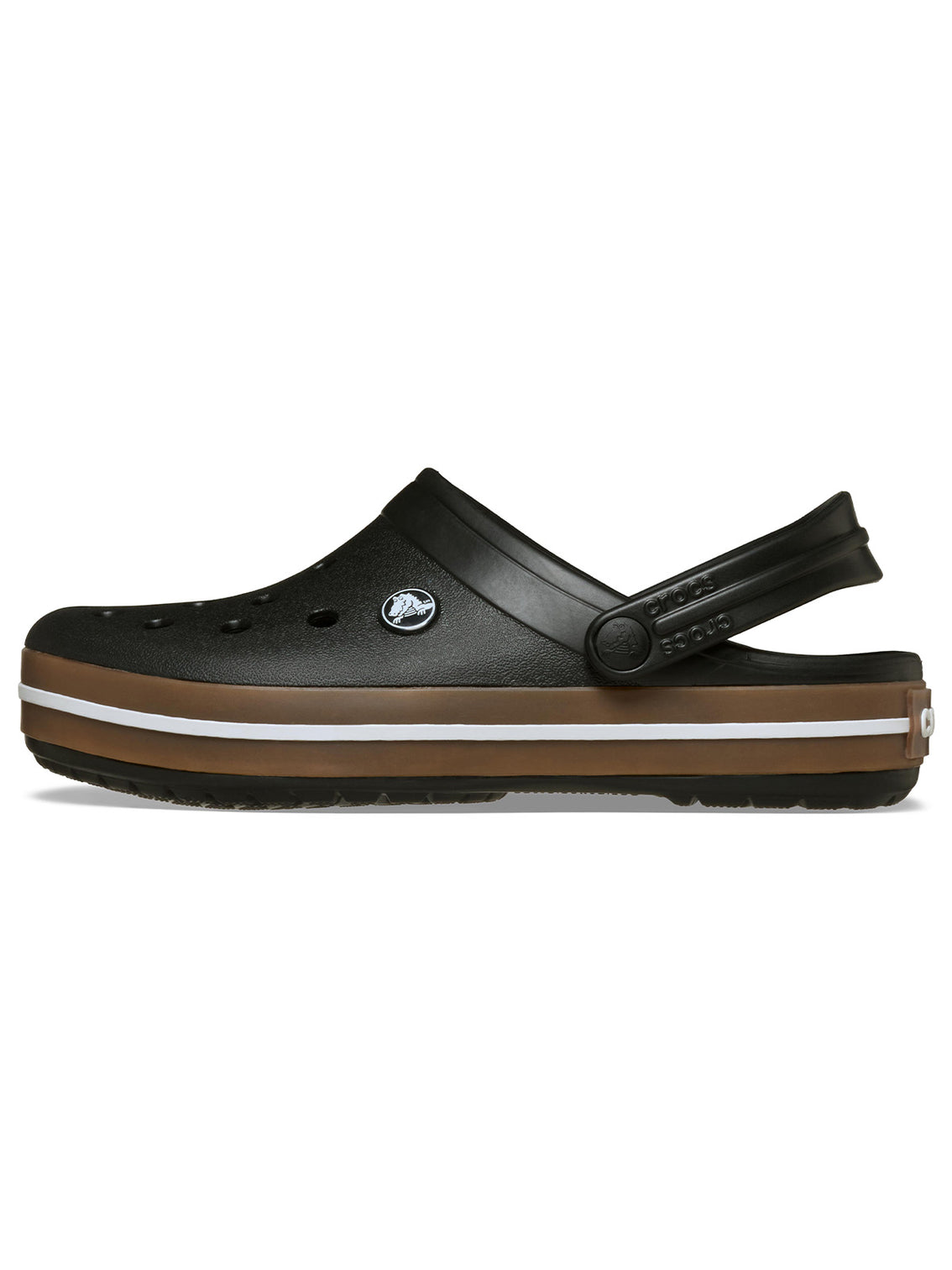 Zueco Unisex Crocband Gum Clog Negro Crocs