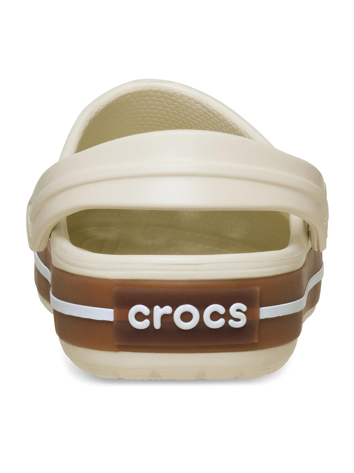 Zueco Unisex Crocband Gum Clog Beige Crocs