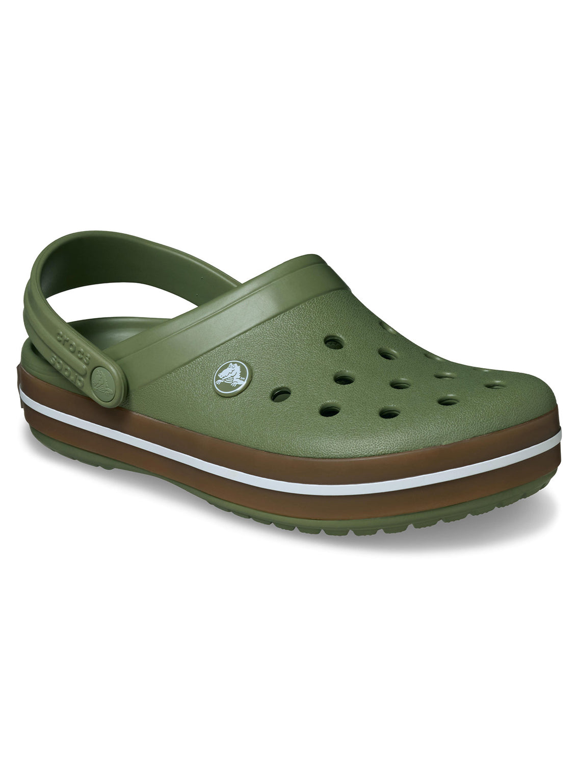 Zueco Unisex Crocband Gum Clog Verde Crocs
