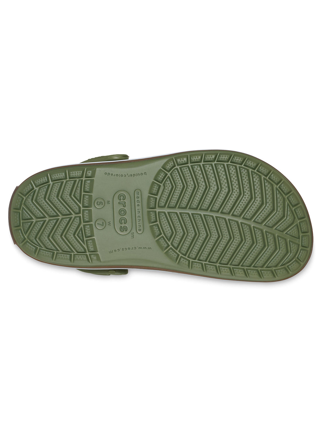Zueco Unisex Crocband Gum Clog Verde Crocs