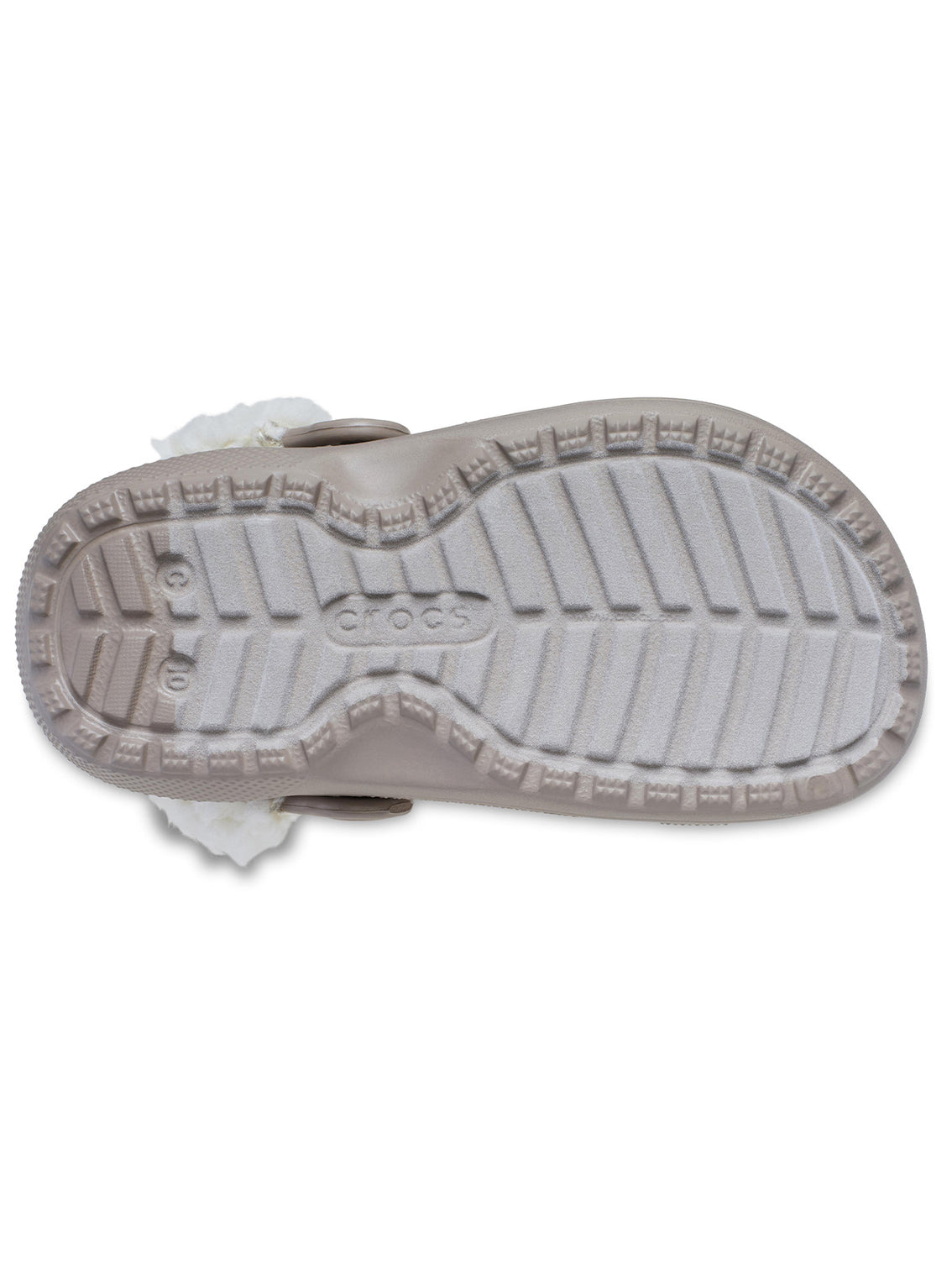 Zueco Niños Pequeños Classic Fleece Lined Café Crocs